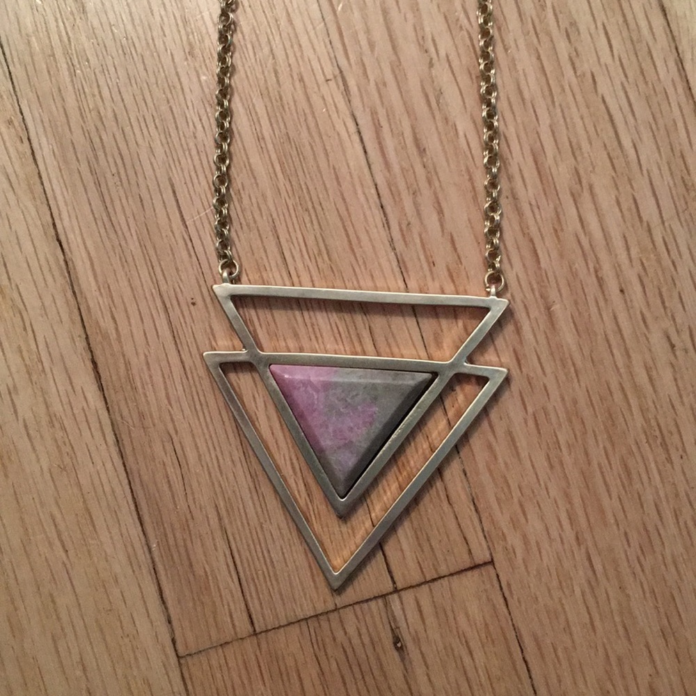 Triangle🖤pendant necklace